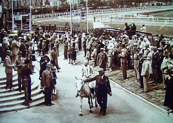 The photo of old Shanghai shown in the TV tower